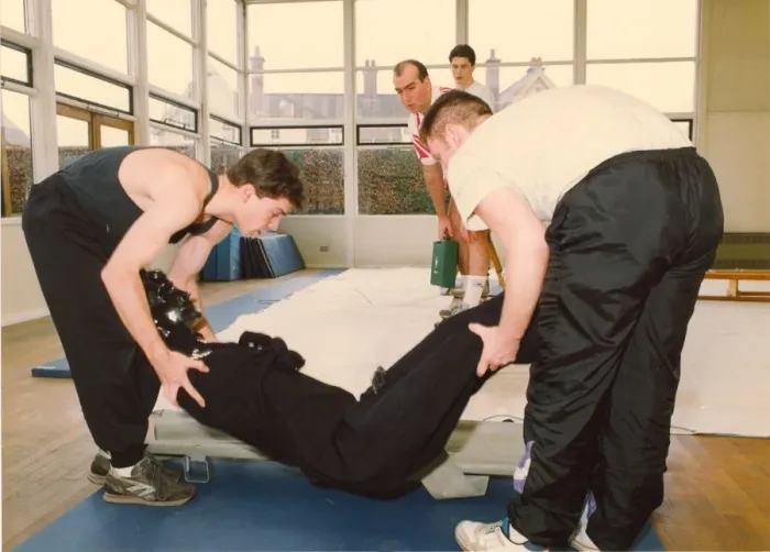 Framed Print : Trainee police officers are put through their paces