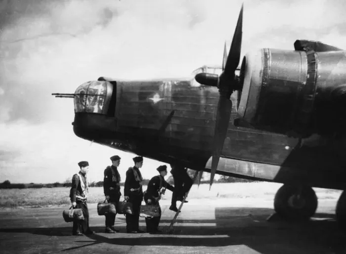 Framed Print : As part of their training, Air Training Corps cadets were privileged to visit a Bomber Framed Print : As part of their training, Air Training Corps cadets were privileged to visit a Bomber