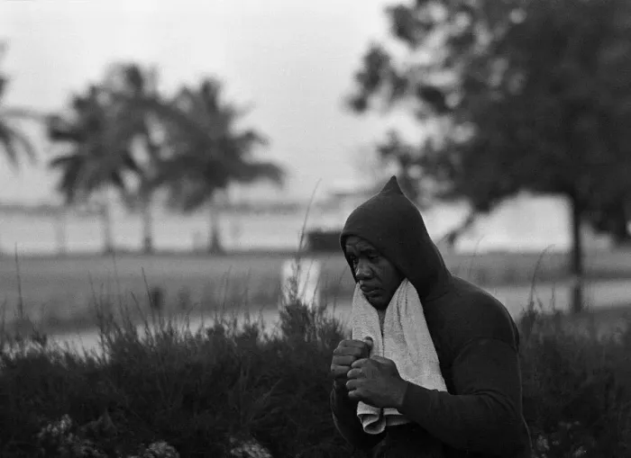 Framed Print : Training shots leading upto Boxing Heavyweight title fight between Sonny Liston