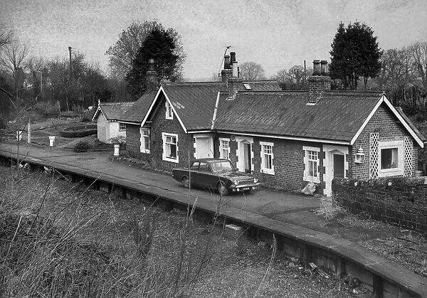 The trains no longer run, the railway track is gone, but Kirkandrews Railway Station