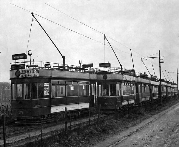 Tram car for Neptune Bank, Wallsend. 6th April 1930