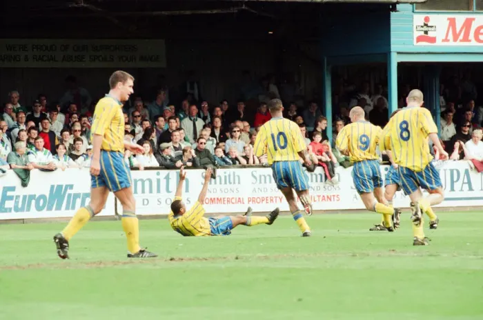 Framed Print : Tranmere 1-2 Birmingham, League match at Prenton Park, Sunday 8th May 1994