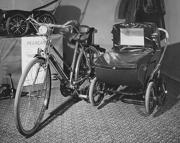 Transport: cycles: Baleys Pram to cycle. April 1953