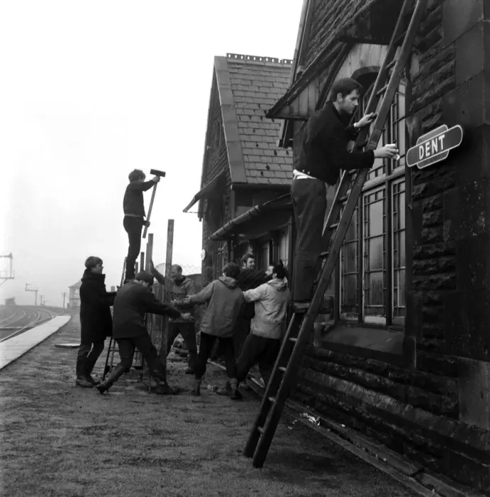 Framed Print : Transport. Rail. Funds raised by selling knickers and bras has helped schoolboys to