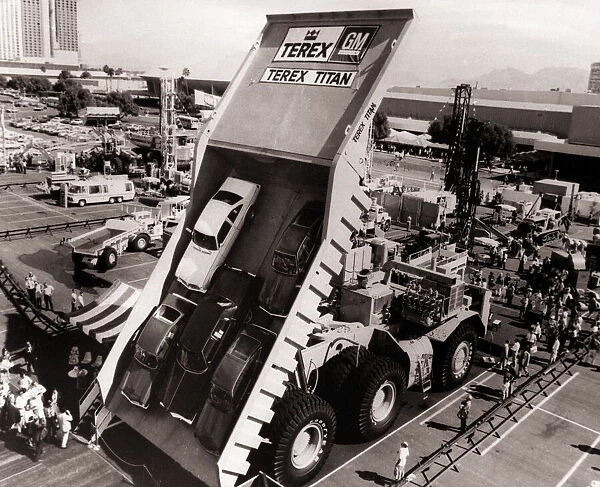 Transport: Truck April 1975 The Terex Titan demonstrates the ease with which it can