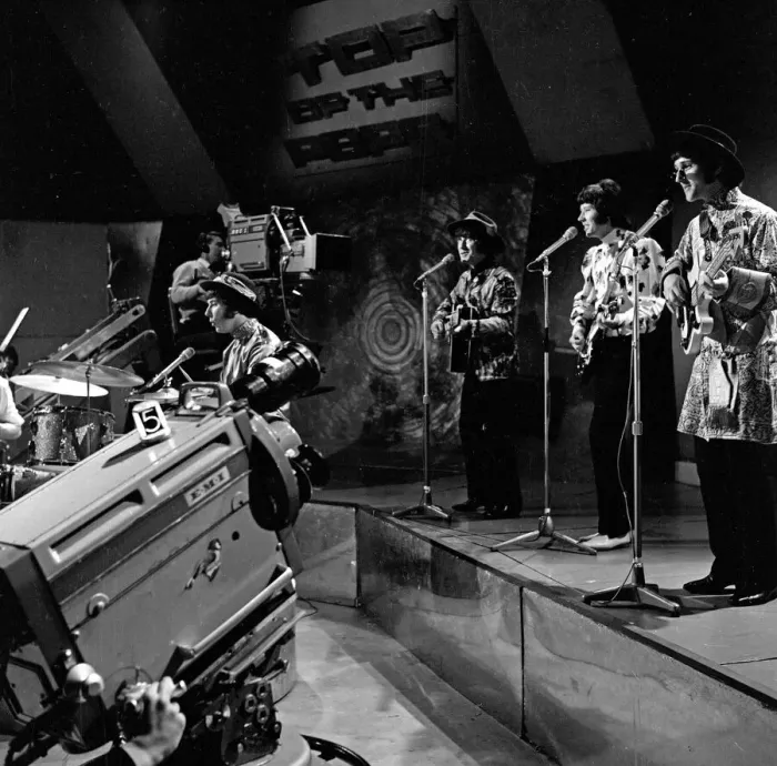 Framed Print : The Tremeloes performing Silence Is Golden at rehearsals for Top of the Pops at the BBC Framed Print : The Tremeloes performing Silence Is Golden at rehearsals for Top of the Pops at the BBC