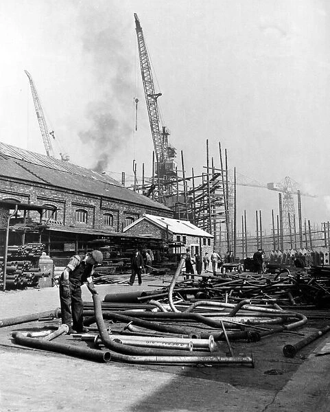 Part of the tremendous stores of Stephen and Sons Ltd shipyard, Glasgow