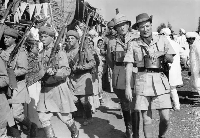Framed Print : Trevor Howard and Harry Andrews during location filming at Grenada for Framed Print : Trevor Howard and Harry Andrews during location filming at Grenada for