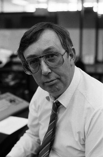 Trevor Roberts, Picture Editor, Birmingham Post and Mail Newspapers, 18th March 1986