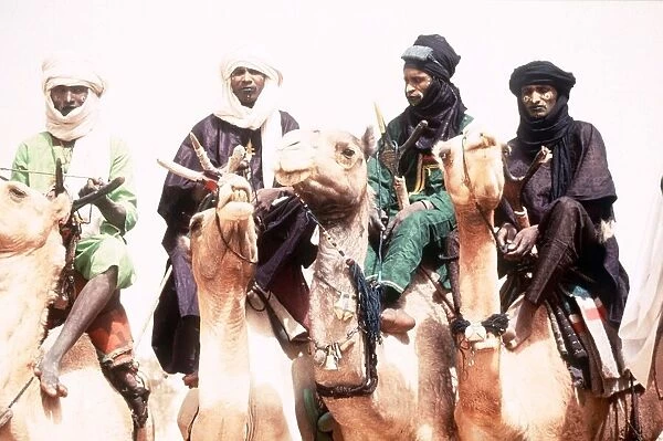 Tribesmen from Borodo Eggo in Niger circa 1998