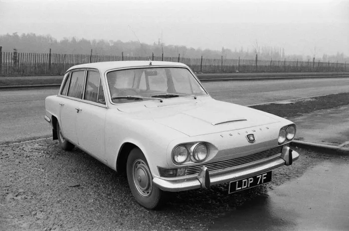Framed Print : Triumph 2000 Automobile, Road Test, Reading Berkshire, 16th February 1968 Framed Print : Triumph 2000 Automobile, Road Test, Reading Berkshire, 16th February 1968