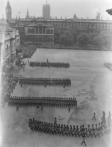 Trooping the Colour Official birthday of Queen Elizbeth 7  /  6  /  1951 Reed