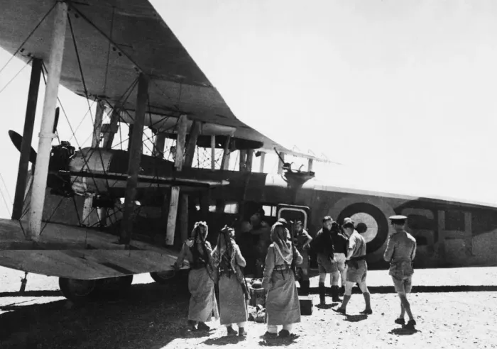 Framed Print : Troops carrying R. A. F aircraft arriving on the Iraq frontier with men and stores Framed Print : Troops carrying R. A. F aircraft arriving on the Iraq frontier with men and stores