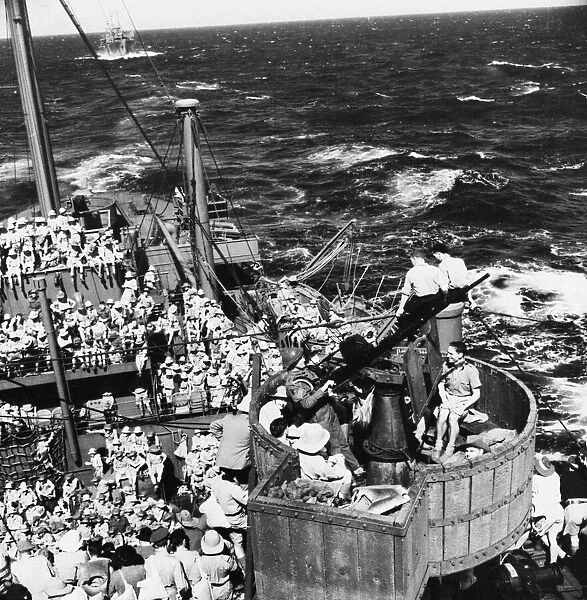 A troopship carrying men of the R. A. F. 7th April 1943