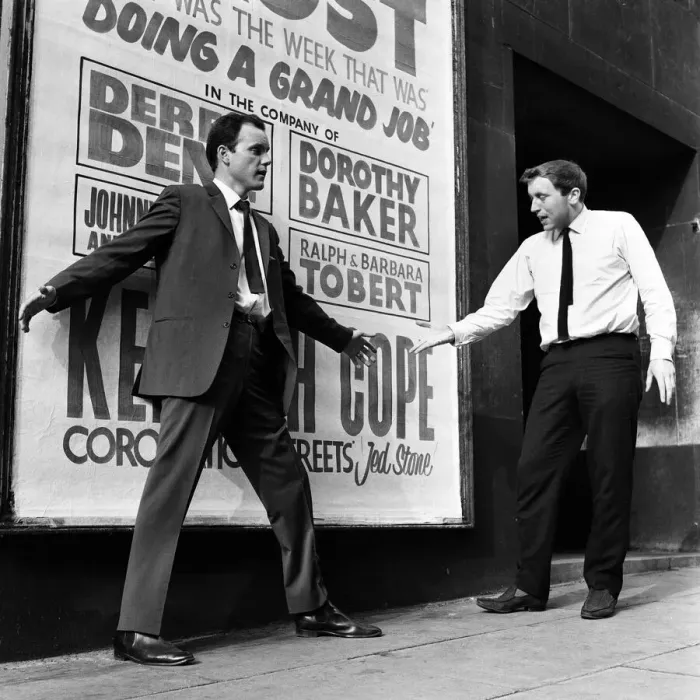 Framed Print : Trouble at the Empire Theatre, Liverpool, where David Frost Framed Print : Trouble at the Empire Theatre, Liverpool, where David Frost