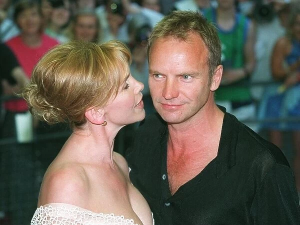 Trudie Styler and her husband Sting at the gala charity premiere of her new film '