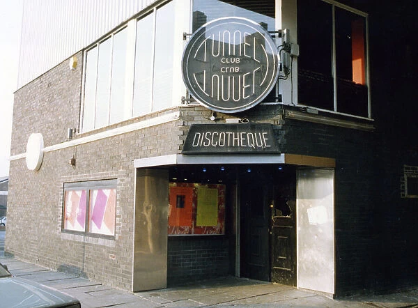 The Tunnel nightclub in South Shields, Tyne and Wear. 15th December 1991