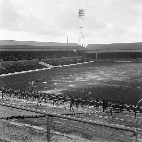 Turf Moor football stadium, the home of Burnley F. C. 28th February 1967
