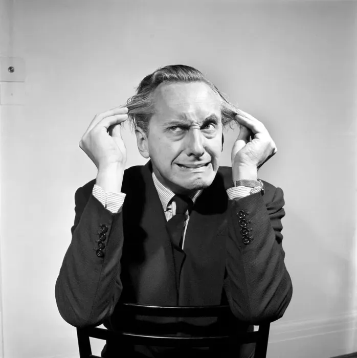Framed Print : TV presenter and actor Hughie Green. January 1960 A534-007 Framed Print : TV presenter and actor Hughie Green. January 1960 A534-007