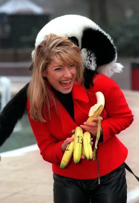 Framed Print : TV presenter dani behr selects her fruity numbers for this weeks 42m estimated lotterey