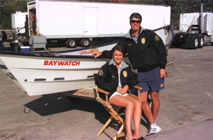 Framed Print : TV Programme New Baywatch October 1997 during Framed Print : TV Programme New Baywatch October 1997 during