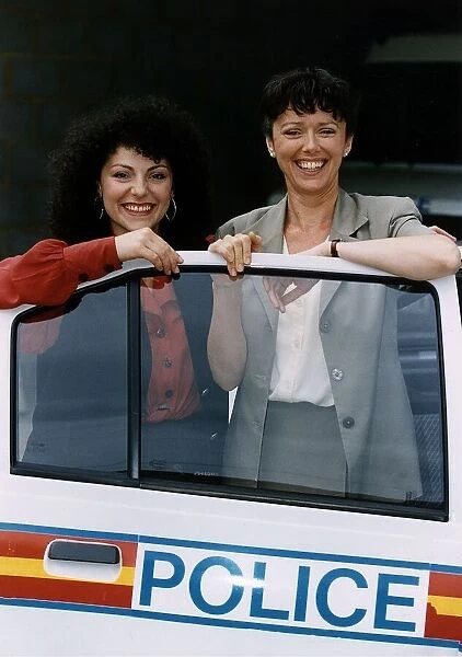 TV Programme The Bill Starring Kerry Peers And Mary Jo Randle On The Set Of The Bill