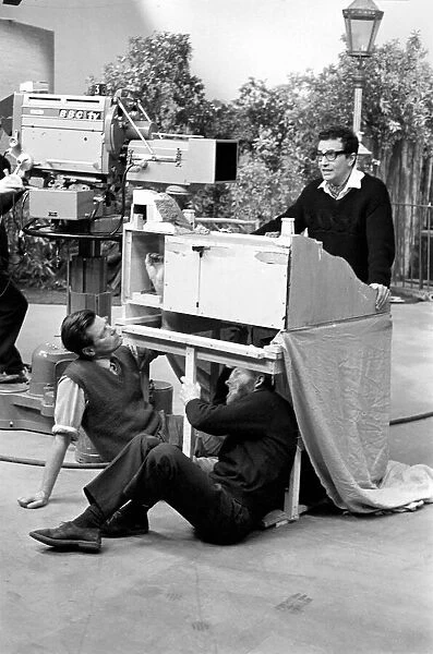 TV programmes 'Square World': Michael Bentine seen here on the set of The