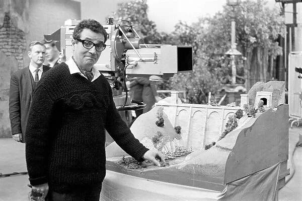 TV programmes 'Square World': Michael Bentine seen here on the set of The