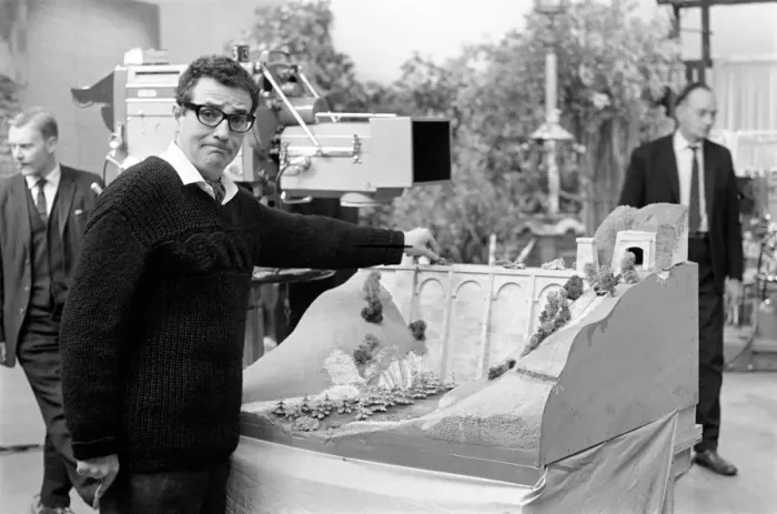 Framed Print : TV programmes Square World': Michael Bentine seen here on the set of Framed Print : TV programmes Square World': Michael Bentine seen here on the set of