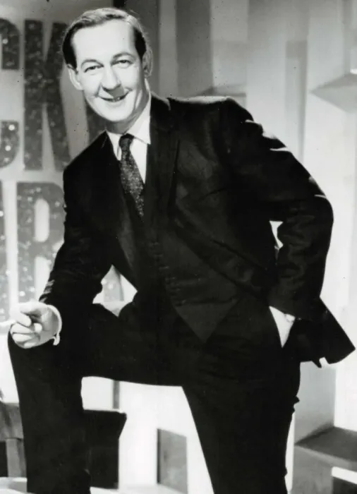 Framed Print : TV and radio presenter Brian Matthew December 1963 A©mirrorpix