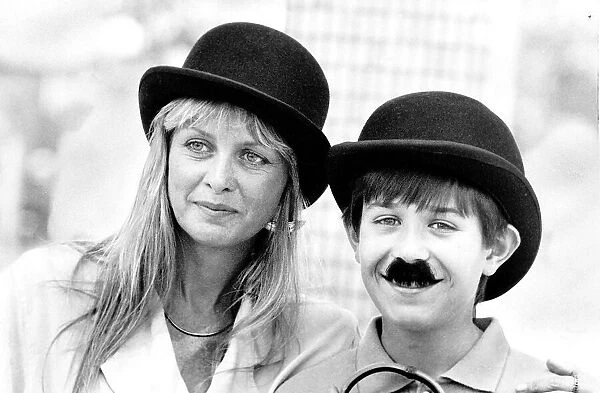 Twiggy actress as Hannah with Joe Geary actor as Charlie Chaplin