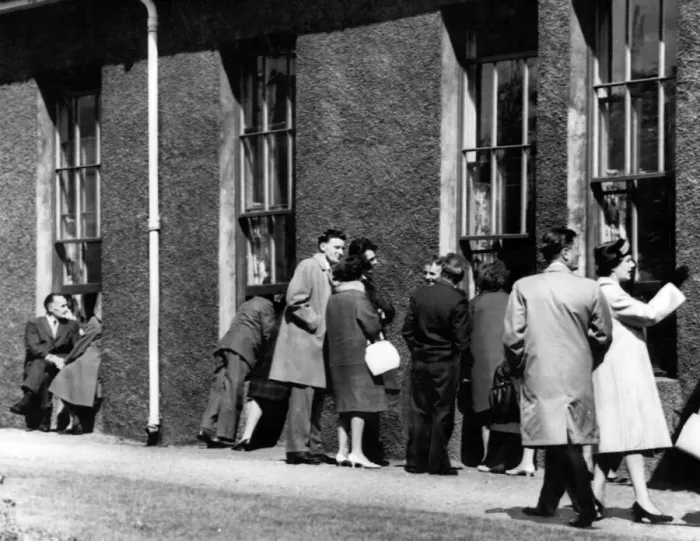 Framed Print : Typhoid outbreak. Aberdeen. Scotland. 1964. In 1964 there was an outbreak of typhoid in Framed Print : Typhoid outbreak. Aberdeen. Scotland. 1964. In 1964 there was an outbreak of typhoid in