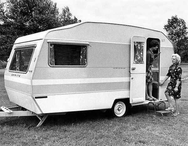 The typical touring caravan from the 1970s