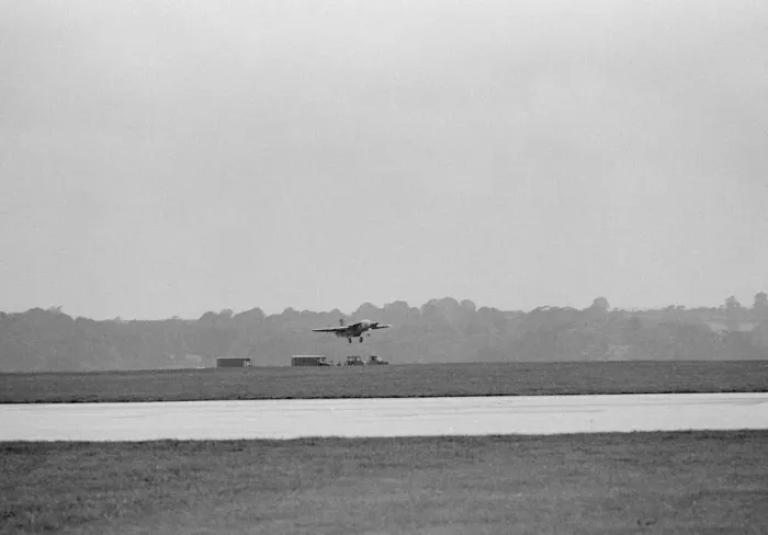 Framed Print : Two U. S. A. F F111 aircraft fly into U. S. A. F, Heyford. Colonel G Framed Print : Two U. S. A. F F111 aircraft fly into U. S. A. F, Heyford. Colonel G
