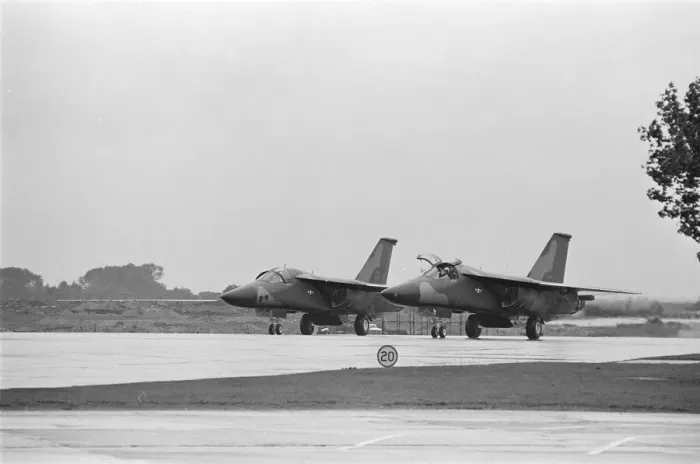 Framed Print : Two U. S. A. F F111 aircraft fly into U. S. A. F, Heyford. Colonel G Framed Print : Two U. S. A. F F111 aircraft fly into U. S. A. F, Heyford. Colonel G