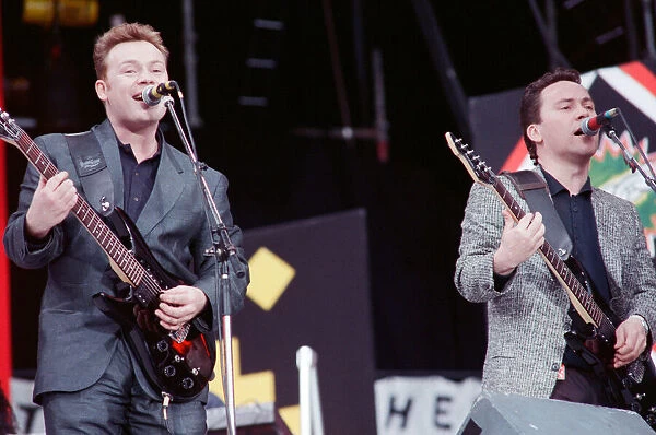 UB40 performing at the Nelson Mandela 70th Birthday Tribute concert