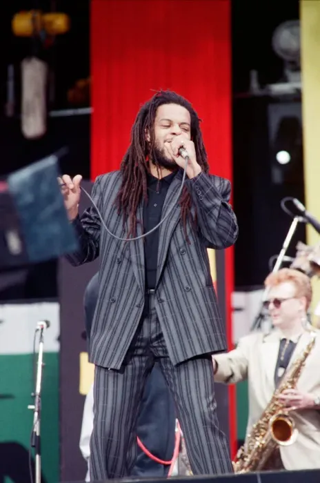 Framed Print : UB40 performing at the Nelson Mandela 70th Birthday Tribute concert