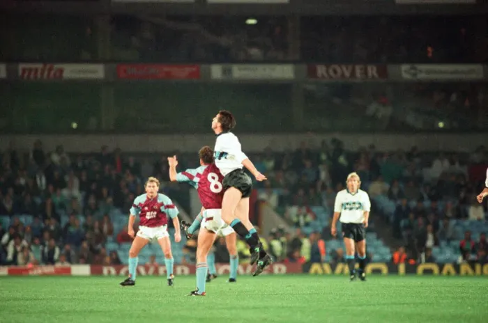 Framed Print : UEFA Cup 2nd round 1st leg match, Aston Villa 2 - 0 Inter Milan held at Villa Park Framed Print : UEFA Cup 2nd round 1st leg match, Aston Villa 2 - 0 Inter Milan held at Villa Park