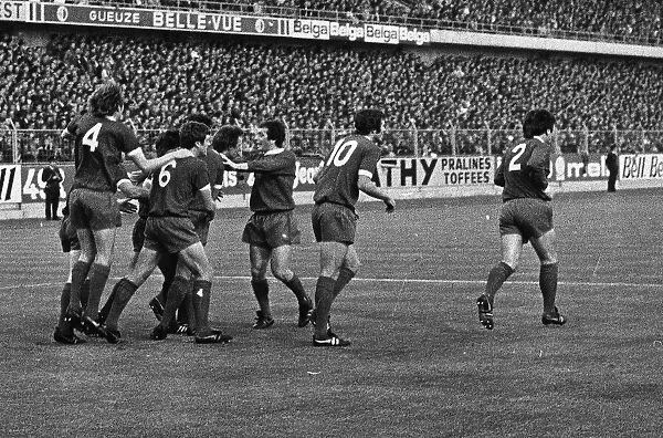UEFA Cup Final Second Leg May 1976 Club Brugge 1 v Liverpool 1