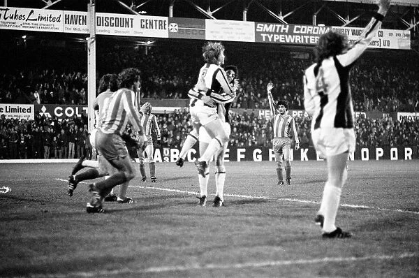 UEFA Cup Third Round Second Leg match at the Hawthorns. West Bromwich Albion 2 v