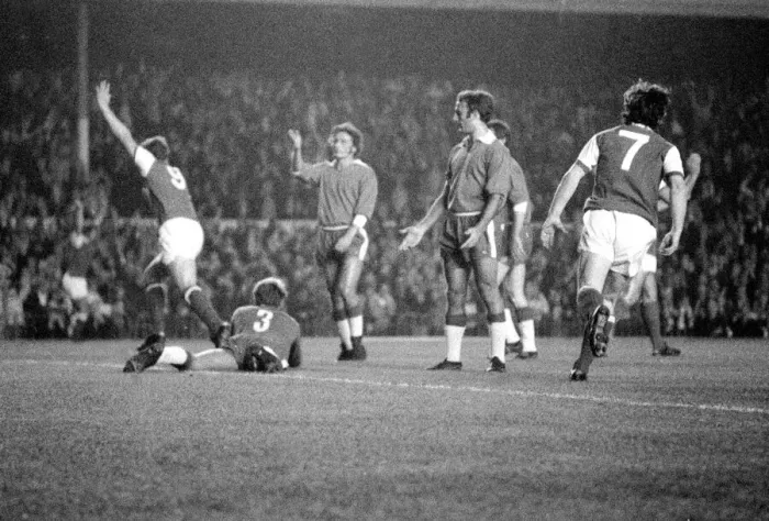 Framed Print : UEFA Fairs Cup Second Leg match at Highbury Arsenal v Lazio September 1970 Framed Print : UEFA Fairs Cup Second Leg match at Highbury Arsenal v Lazio September 1970