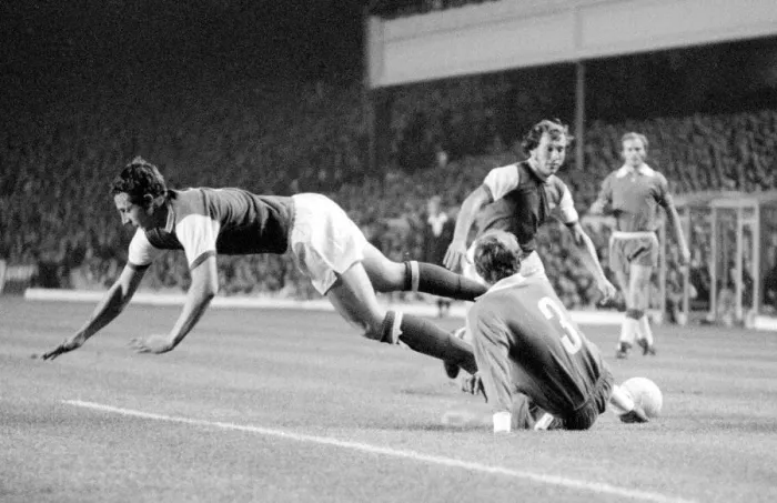 Framed Print : UEFA Fairs Cup Second Leg match at Highbury Arsenal v Lazio September 1970