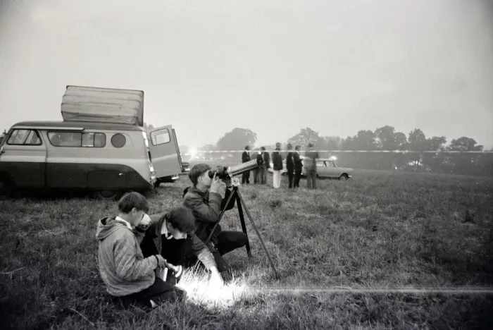 Framed Print : UFO Hunters June 1967 30 members of The International Sky Scouts or UFOLOGISTS as they Framed Print : UFO Hunters June 1967 30 members of The International Sky Scouts or UFOLOGISTS as they