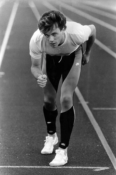 UK 800 metres champ Tom McKean - set to win his first cap. 21st June 1985
