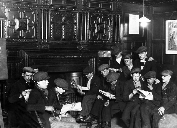 Unemployed men in the Newcastle area. 16th January 1932