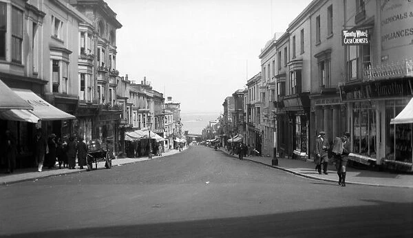 Union Street, Ryde, Isle of Wight. Circa 1922. Tyrell Collection