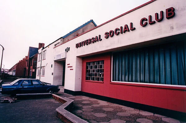 Universal Social Club in Ashington, Northumberland. Circa 1997