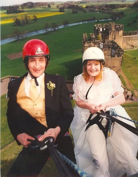 Unusual wedding of Andrew and Pauline Carr