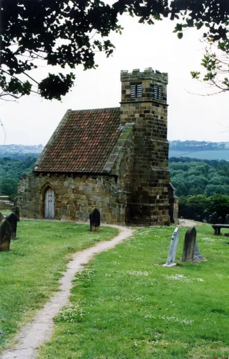 Framed Print : Upleatham Church and cemetery. 27th June 1997 Framed Print : Upleatham Church and cemetery. 27th June 1997