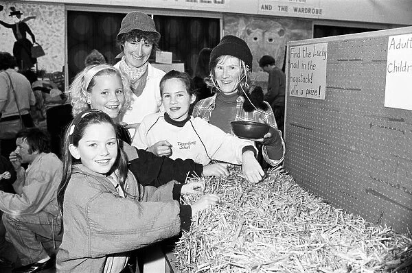 Upperthong School Christmas Fair - Needle in a Haystack. 7th December 1991